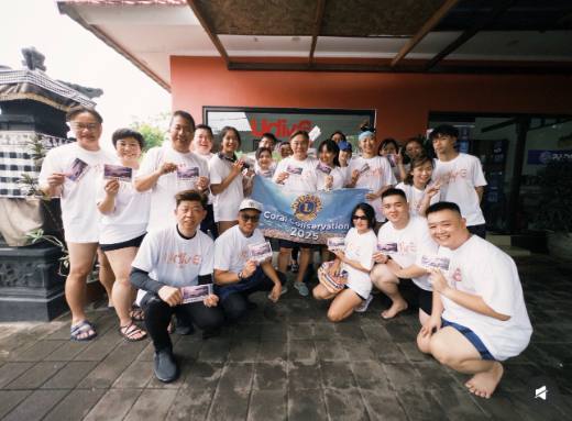 UDive Bali Coral Conservation 2025 group photo